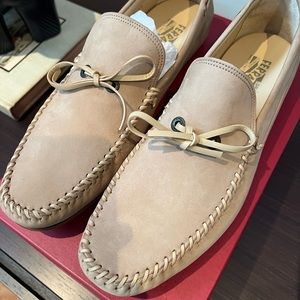 Salvador Ferragamo Nabuck Calf Loafers